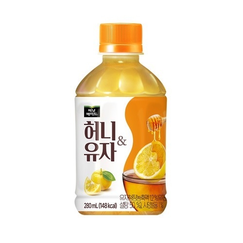 코카콜라음료 미닛메이드 허니유자 280ml (12개)_이미지