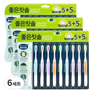 바른생활 좋은칫솔 초극세모 (60개)