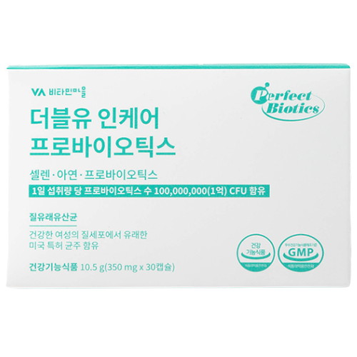 퍼펙트바이오틱스 더블유 인케어 프로바이오틱스 30캡슐 (4개)_이미지