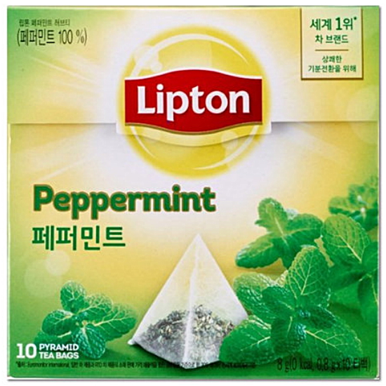 유니레버 립톤 허브티 페퍼민트 10T (2개)_이미지