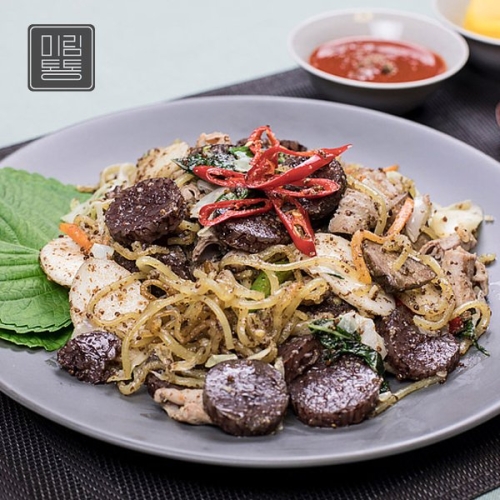 미림통통 27년전통 백순대볶음 2인분 순대+곱창+간_이미지