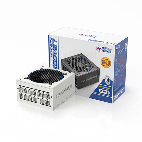 SuperFlower SF-1000F14PE LEADEX VI PRO PLATINUM 화이트 PCIE5_이미지