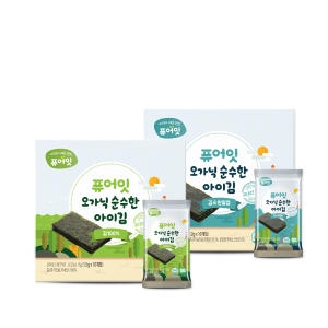 퓨어잇 오가닉 순수한 아이김 2가지 맛_이미지
