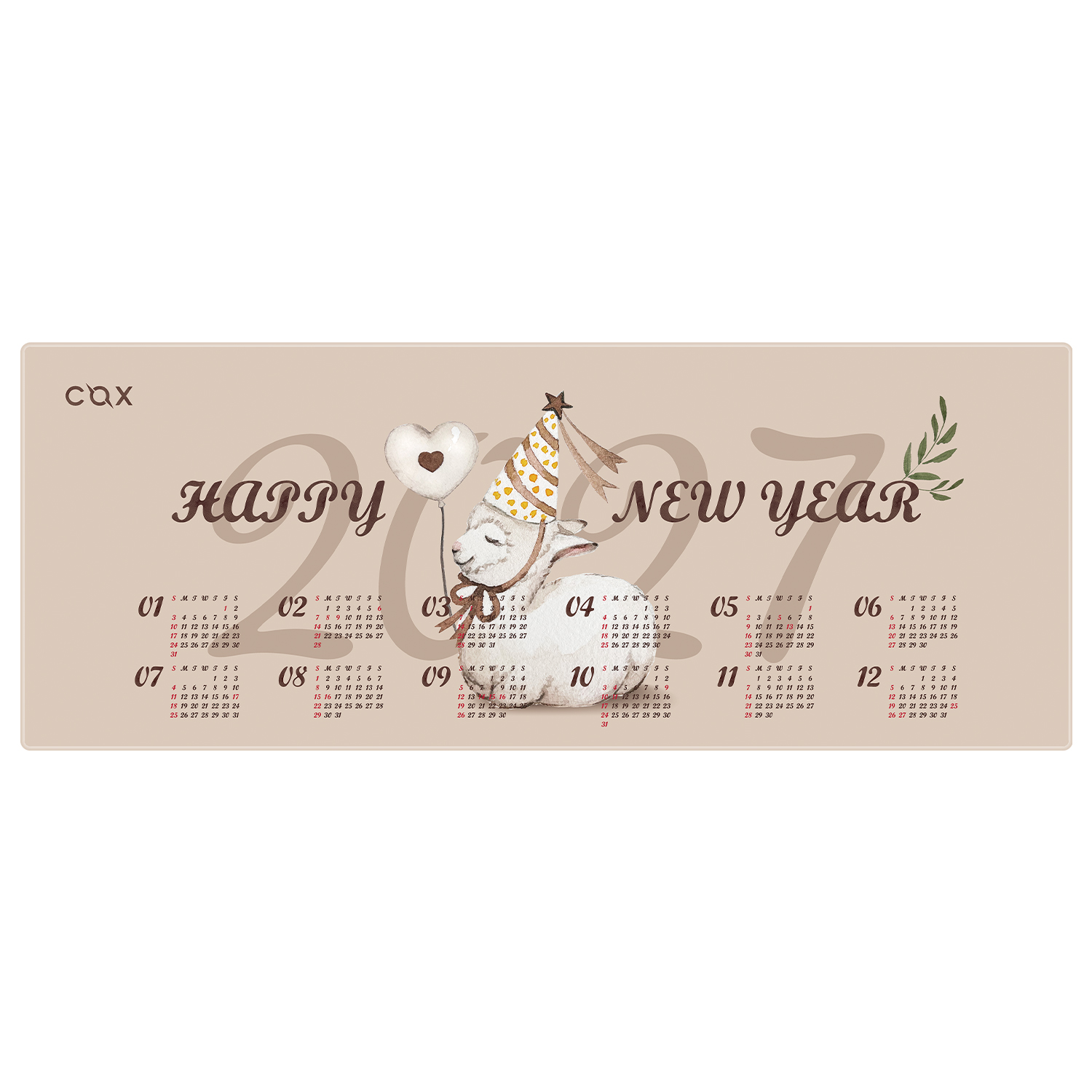 COX 2027 달력 장패드_이미지