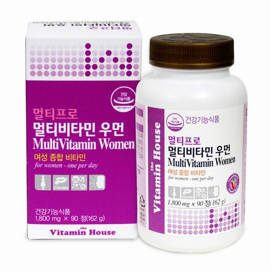 비타민하우스 멀티프로 멀티비타민 우먼 90정 (2개)_이미지