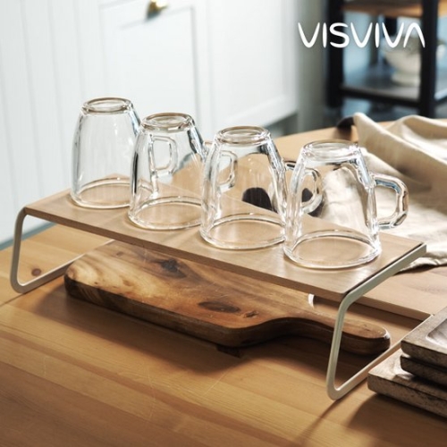 주방 정리용품 주방선반 그릇 접시정리대 와이드