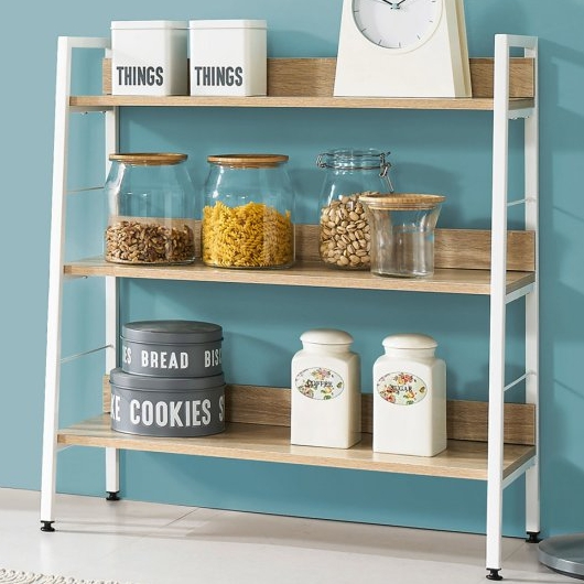 키모 3단 스틸 다용도 선반 800