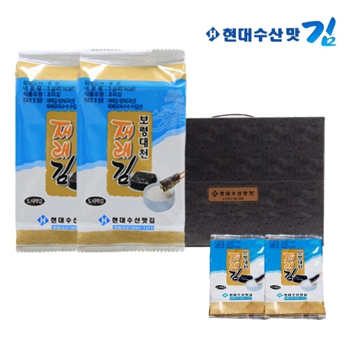 현대수산맛김 보령 대천김 재래김 도시락김 50봉/조미김/구운김_이미지