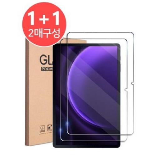 케이스나라 갤럭시탭S9 FE 강화유리 액정보호필름 (액정 2매)_이미지