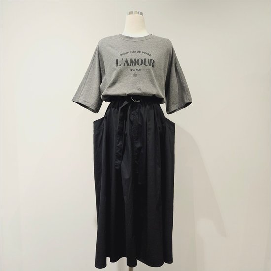 여성 티셔츠 일체형 스타일 믹스 원피스 VA9OP7Y