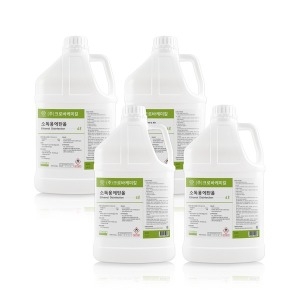 크로바케미칼 소독용 에탄올 83% 4L (4개)_이미지
