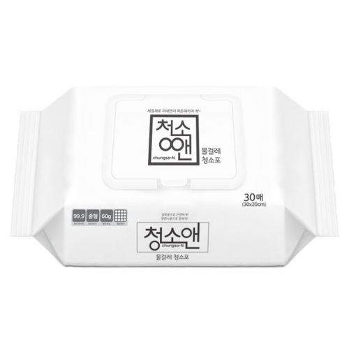 굿드림포유 청소앤 물걸레 청소포 30매 (1개)