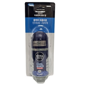 니베아 맨 데오드란트 쿨 킥 롤온 엑스트라 드라이 50ml (1개)_이미지