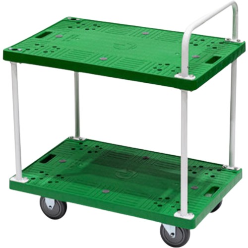 고하중 2단 카트 회색바퀴 중형