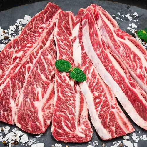 육미당 손질 필요없는 어린소 LA 꽃갈비 800g (4개)_이미지