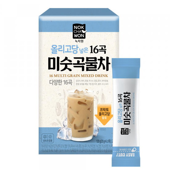 녹차원 올리고당 넣은 16곡 미숫곡물차 6T이미지입니다. 누르면 해당 게시물로 새창이동합니다.