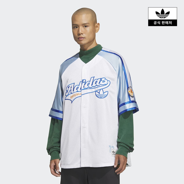 아디다스 레트로 스트리트 반팔 셔츠 JN0768_이미지