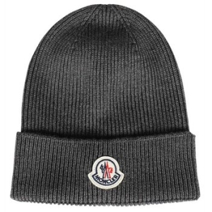 몽클레르 로고 울 비니 3B70500 A9342 (998, 그레이)_이미지