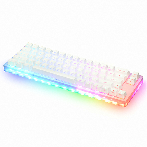 COX 피네스 66키 아크릴 RGB 게이트론 퀵스왑 키보드 (갈축)_이미지