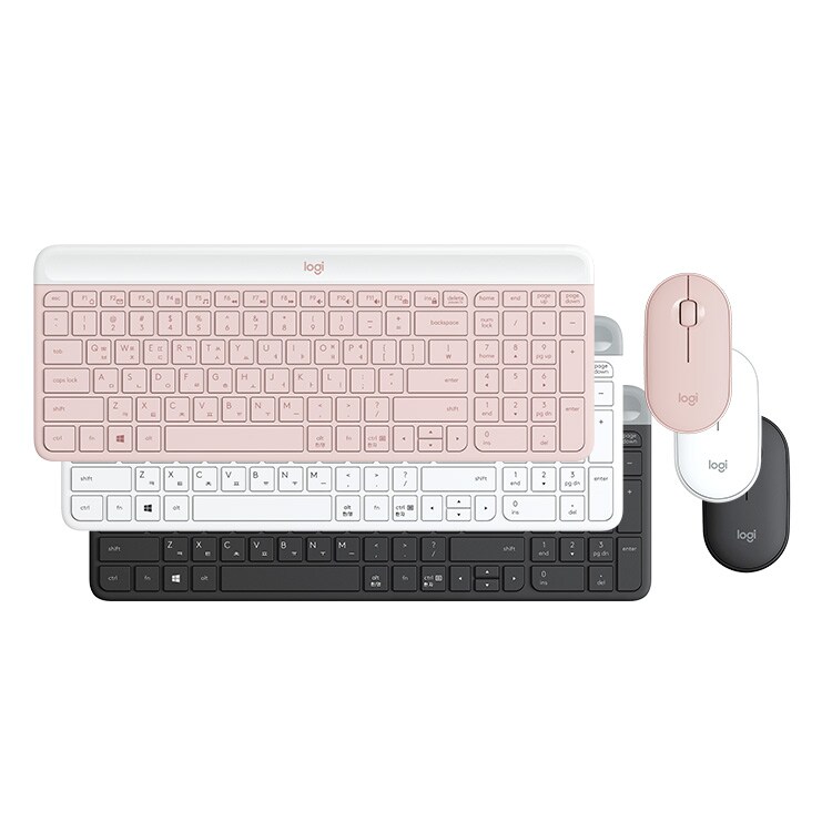 로지텍 MK470 Slim (정품) (화이트)