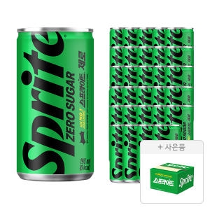코카콜라음료 스프라이트 제로 190ml (30개)