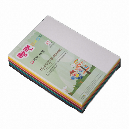 종이문화 다빈치엠보 15색 (A5)_이미지