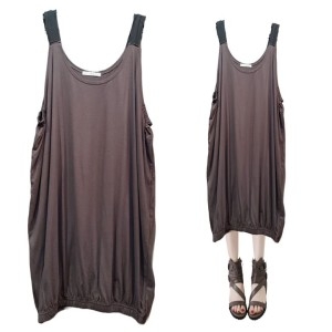 마후쿠 빅사이즈 원피스형 면 롱조끼ab5775b_이미지