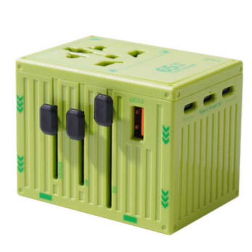 지클릭커 1구 PD65W 컨테이너 여행용 멀티 어댑터_이미지