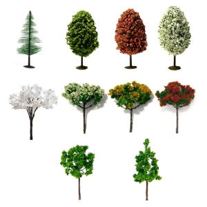 [불명] 건축모형재료/모형나무모음/건축,설계디자인/침엽수/활엽수/단풍나무/눈꽃나무/하얀나무/가로수/조경수