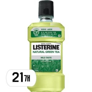 리스테린 내추럴 그린티 250ml (21개)_이미지