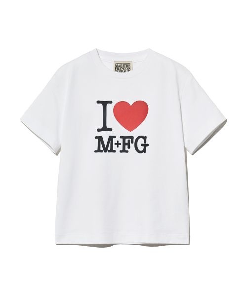 마리떼 마리떼 키즈 I LOVE MFG 티셔츠 (MFE45UTS215)