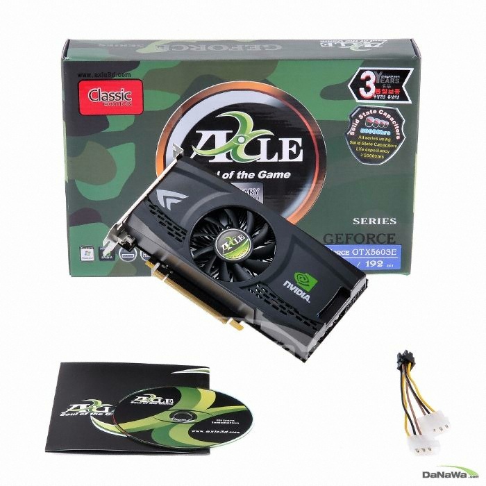 액슬 지포스 GTX560 SE 밀리터리 D5 1GB_이미지