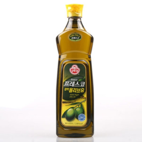 오뚜기 프레스코 압착 올리브유 900ml (3개)