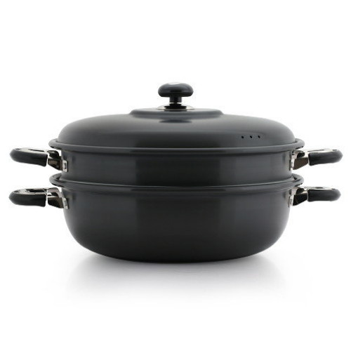 유진토스코  국내생산  아노다이징 2단 대형 찜기[34cm]