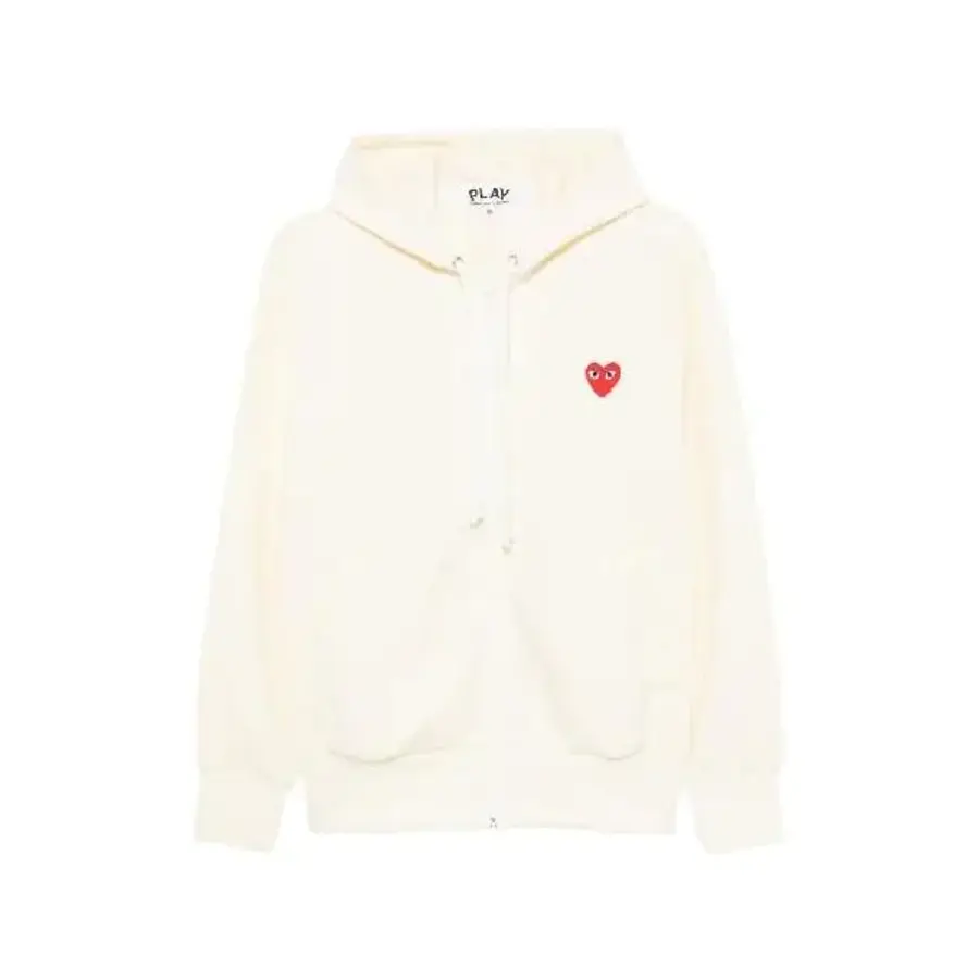 꼼데가르송 엠블럼 후드 집업 AAXT1720513 T