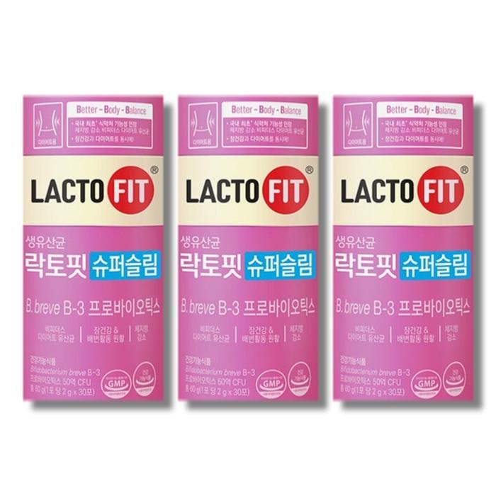 종근당건강 락토핏 슈퍼슬림 2g 30포 (3개)_이미지