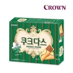 크라운제과 쿠크다스 비엔나커피 288g (1개)