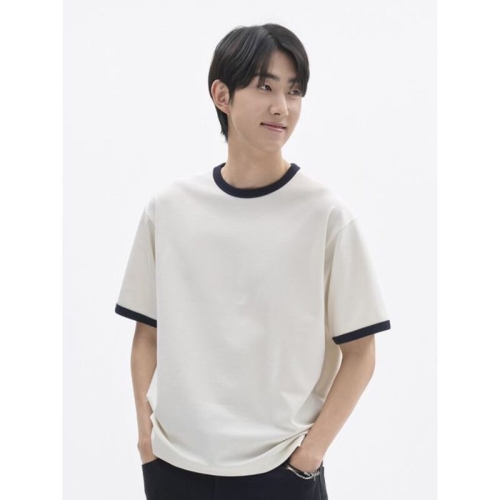 공용 COOL Air 코튼 더블니트 링거 T 반팔_MSG2TS3702