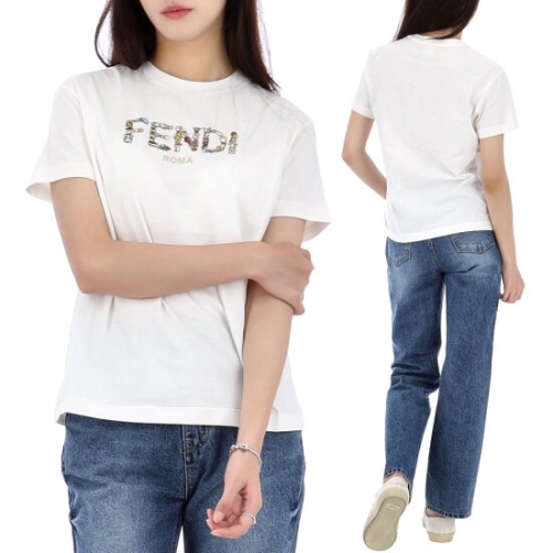 로고 반팔 티셔츠 성인사이즈 JMI487 7AJ F0TU9-AK