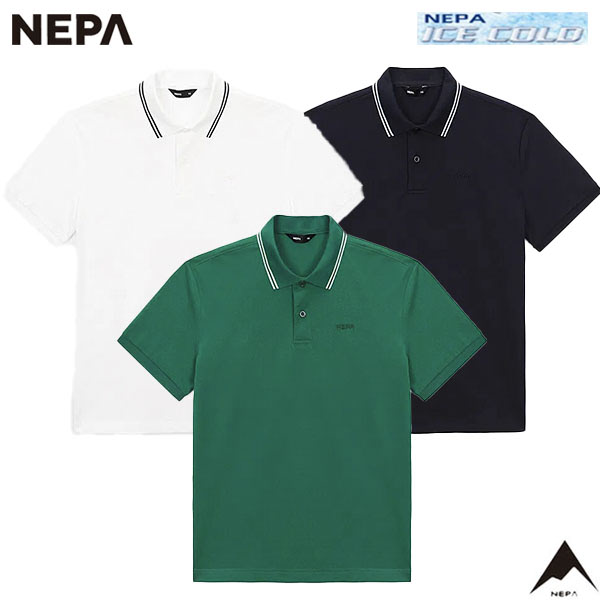 네파 면터치 데일리 반팔 카라 폴로 티셔츠 7K35243_이미지