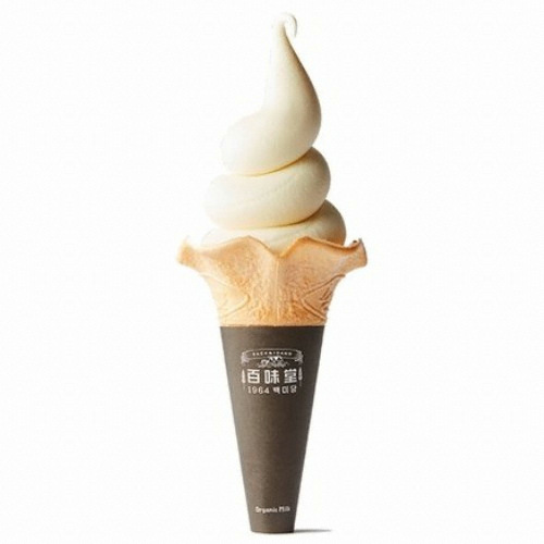 백미당 ㅤ우유 소프트 아이스크림_이미지