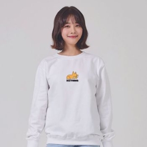 BIP115418키밍 간식 먹는 강아지 맨투맨 후드 캐릭터 동물