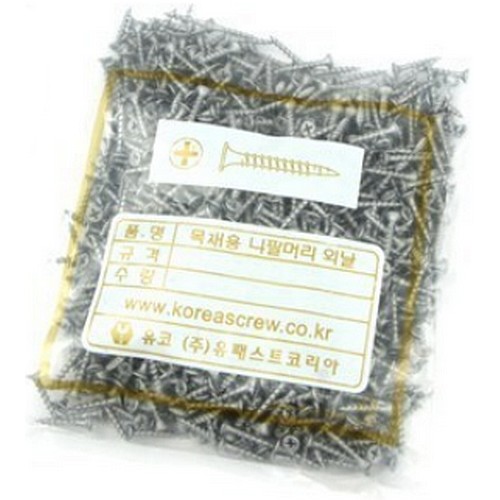 유패스트코리아 목재용 나팔머리 외날 8 x 75mm (300pcs)