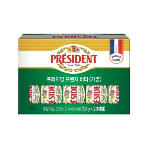 President 프렌치 가염버터 200g [8개]