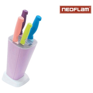 네오플램 항균 칼블럭 칼꽂이 _원형
