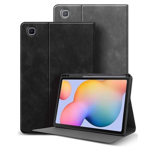 더하기 고부기 갤럭시탭S6 라이트 10.4 S펜 수납 북커버 가죽 케이스