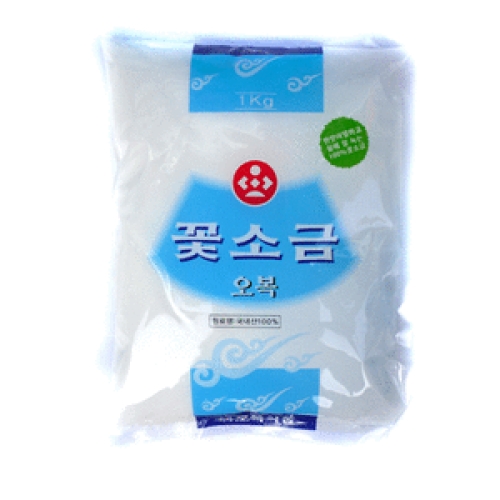 오복 꽃소금 1kg (1개)_이미지