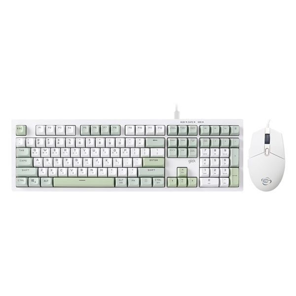 지클릭커 OFFICEPRO OPS50 사일런스 M 250 키보드 마우스 세트 (Greenwich)_이미지