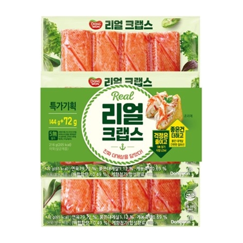 동원F&B 리얼 크랩스 216g [1개]