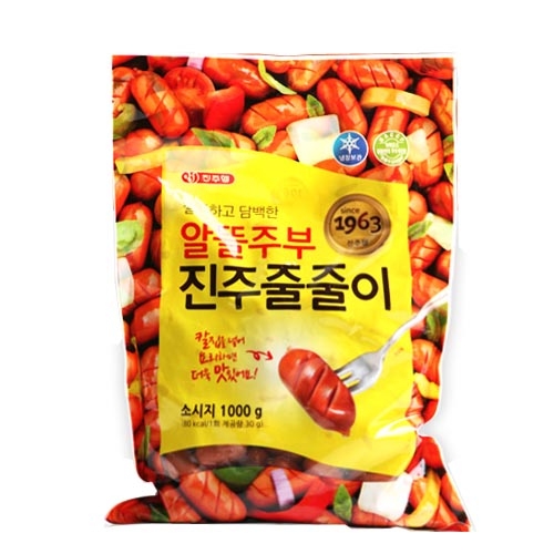 진주햄 알뜰주부 진주 줄줄이 비엔나 1kg (1개)_이미지